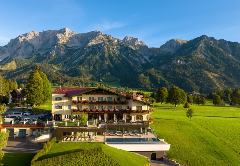 4 Sterne Hotel in Ramsau am Dachstein - Morgenstimmung